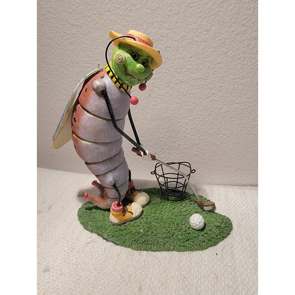 DESIGN IMPRESSIONS " ACE DUFFER  SLICE" BUGS A‎ GOLFING  FIGURINE   #13122 RARE